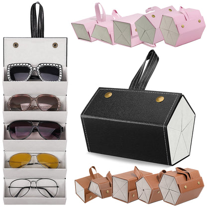 🎖️Folding glasses case, anti-stress sunglasses case