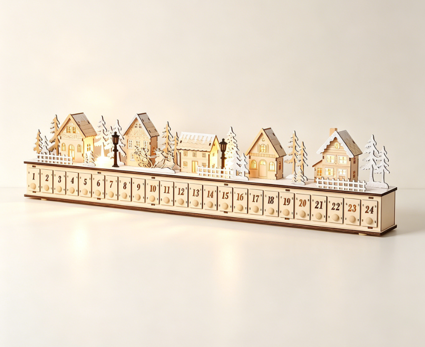 ✨Home Reflections Christmas Village Advent Calendar(📦Free Shipping)