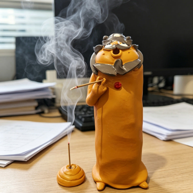 🎖️Zhong Kui Resin Incense Holder — Art, Character &amp; Atmosphere