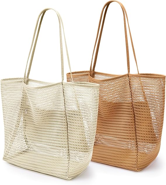 🎖️Mesh Beach Tote Womens Shoulder Handbag