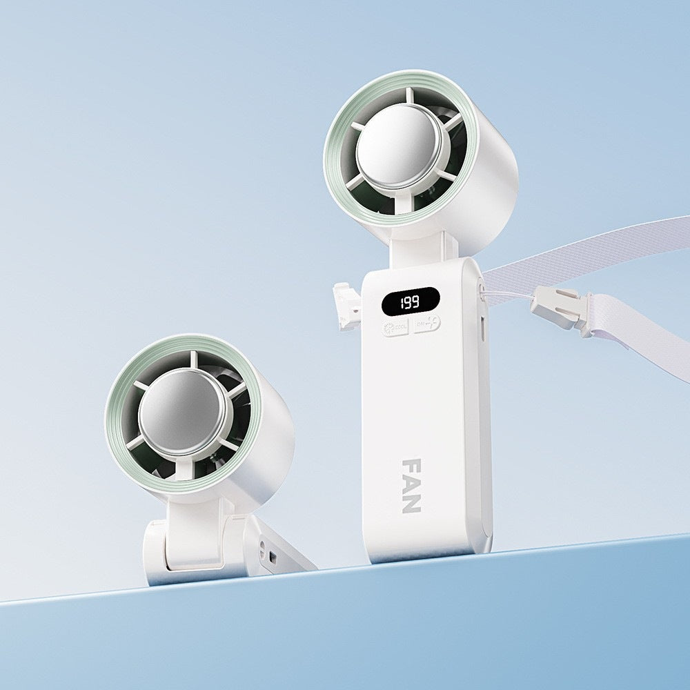 🎖️Portable fan Handheld High Speed Fan