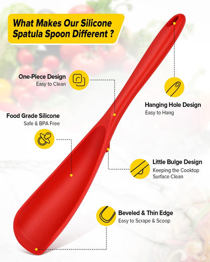 🎖️Pack of 2 Cooking Spoons for Non stick Cookware