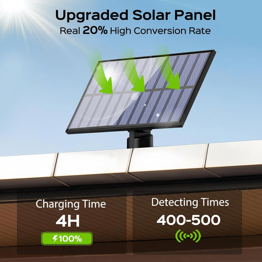 🎖️Split Solar Lights Outdoor, 261 Led With Remote