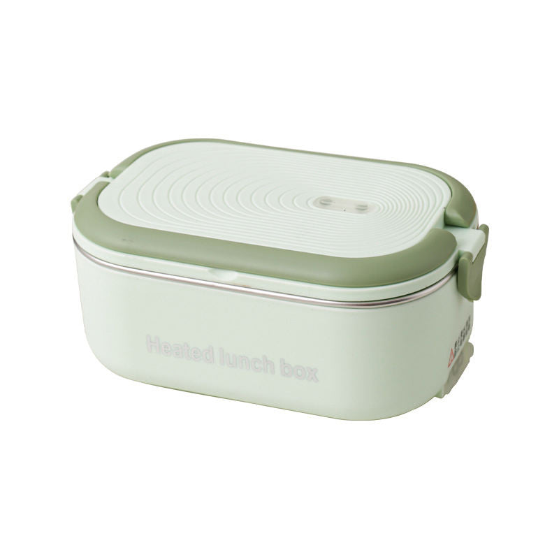 🎖️Electric Lunch Box, 304 Stainless Steel Dual Compartment Heated Container