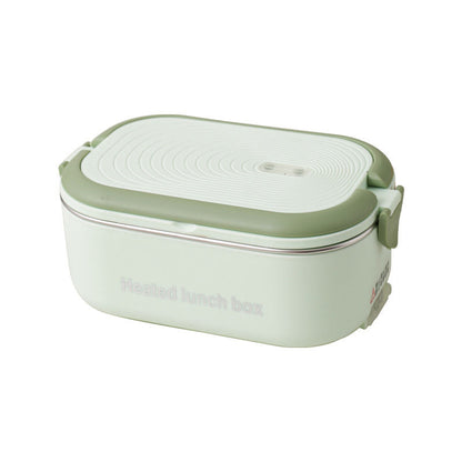 🎖️Electric Lunch Box, 304 Stainless Steel Dual Compartment Heated Container