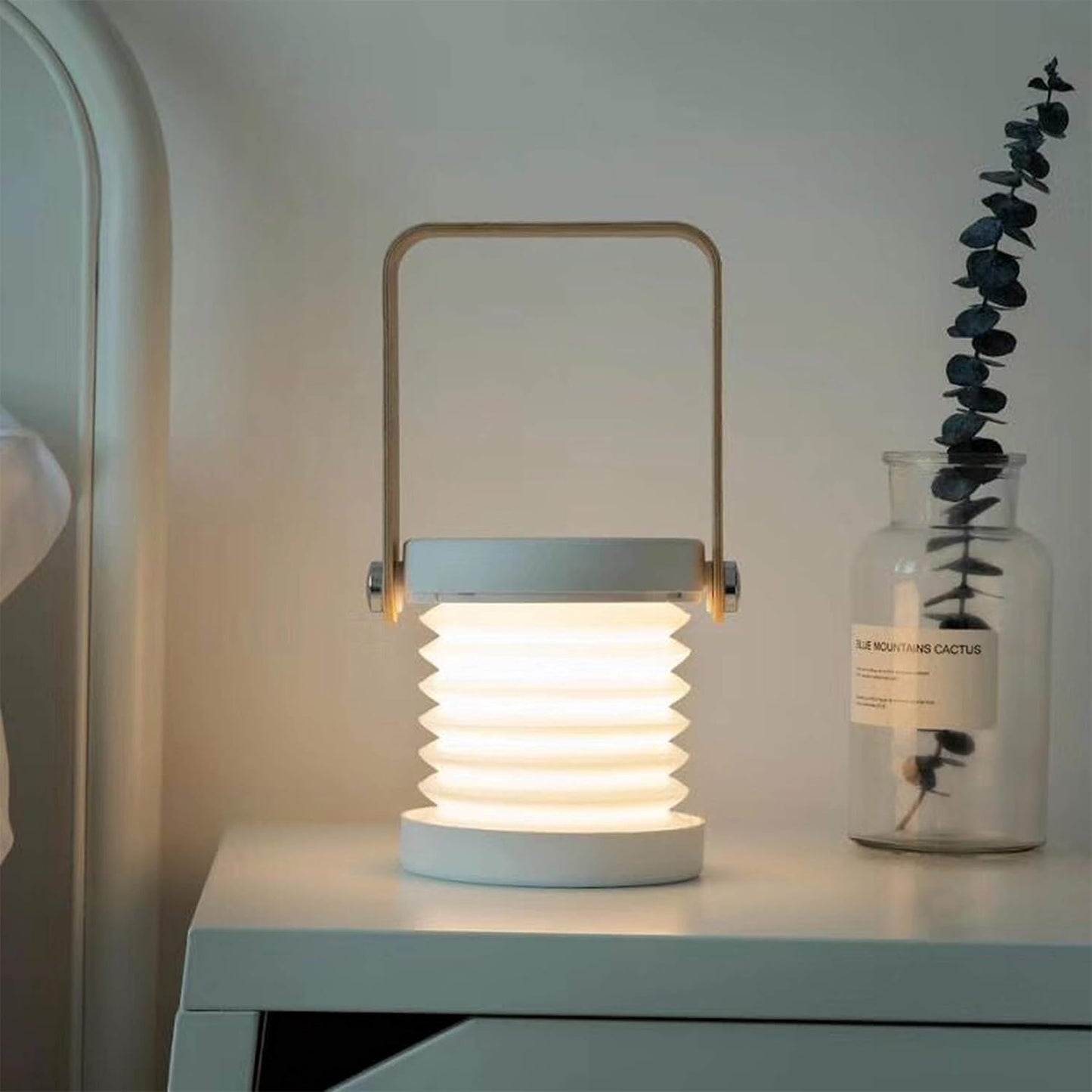 🎖️Night Light Wooden Book Folding Lamp Desk Table Home Décor