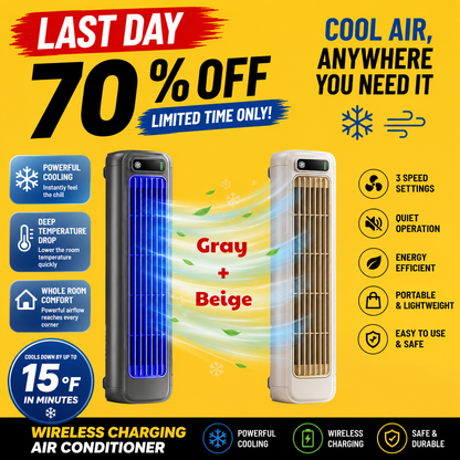 🔥Summer Bash 49% OFF🌊Wireless Charging Air Conditioner