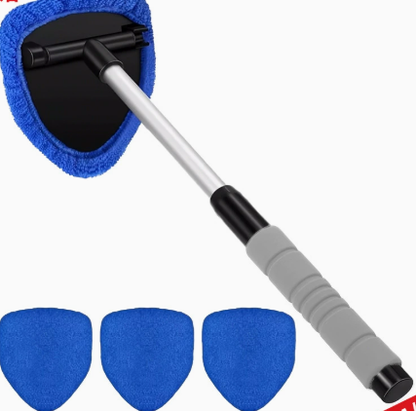 🎖️Windshield Cleaning Tool Set with Extendable Handle
