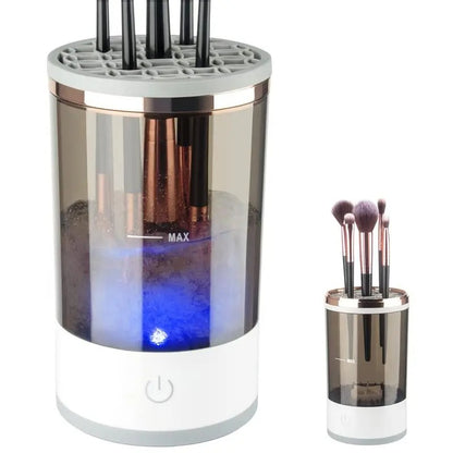 🎖️Electric Makeup Brush Cleaner with Universal Silicone Cap