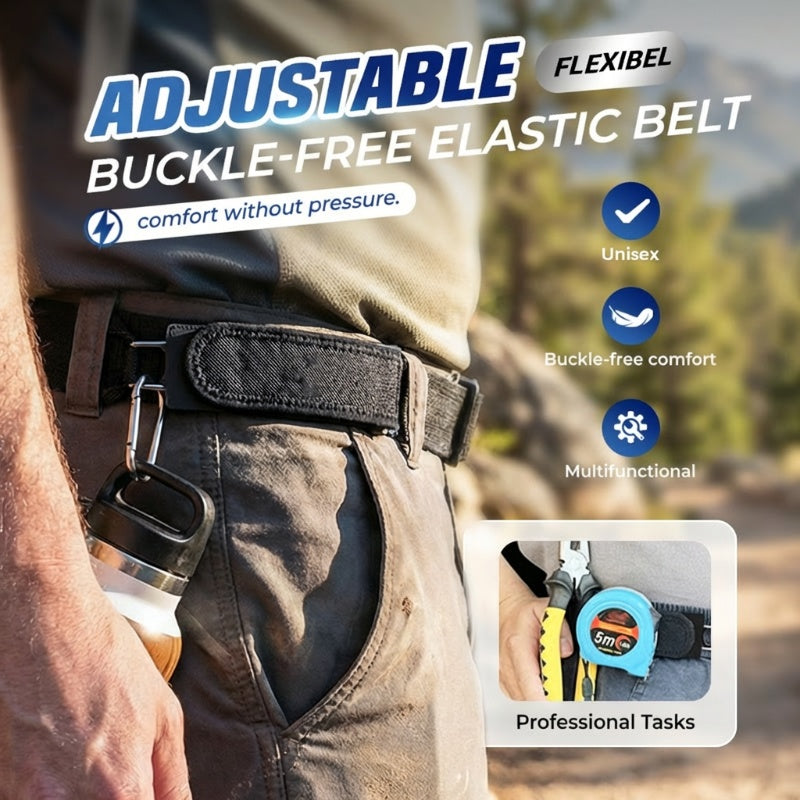 ✨ New Year Sale: 49% OFF! ✨ No-Buckle Elastic Belt for Men & Women – Adjustable, Stretchable & Invisible Fit 👖