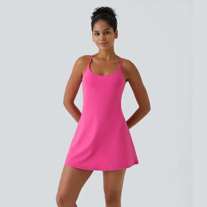 ✨Last day promotion🔥Plush Backless Active Dress-Easy Peezy Edition