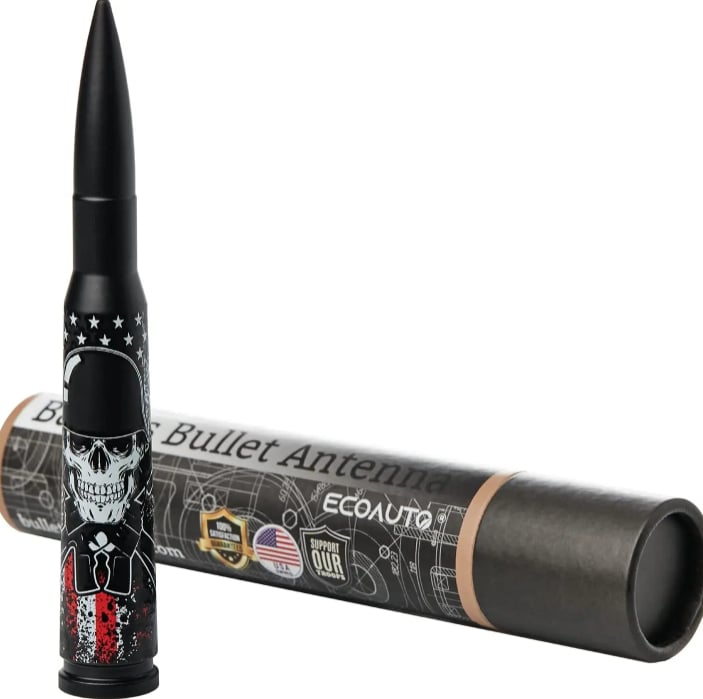 🎖️Hot Sales 49% OFF🔥50 Cal Badass Bullet Antenna for Ford Dodge GMC Chevy & Jeep 200