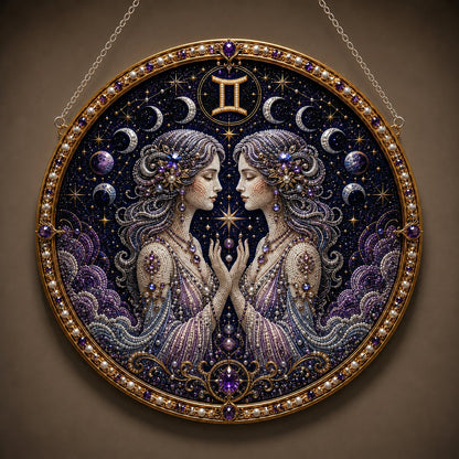 ✨Last Day 49% OFF - DIY 12 Zodiac Signs Pearl Art Kit ♈🌙