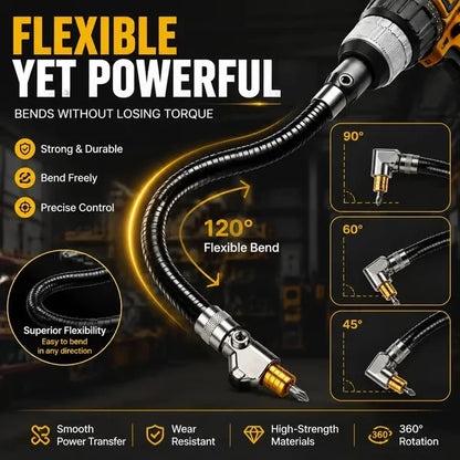 🔥Right Angled Electric Drill Corner Attachment Tool
