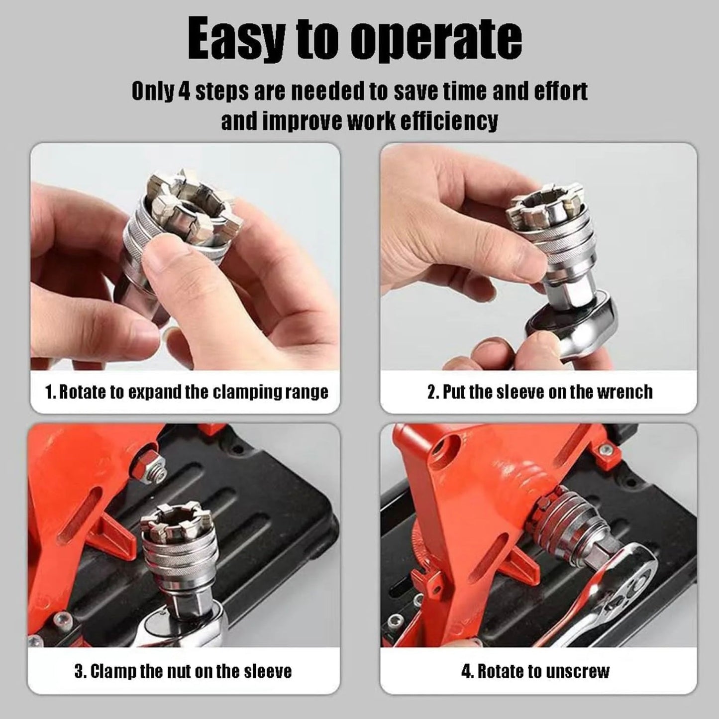 ✨Multi-function Universal Socket Wrench Tool