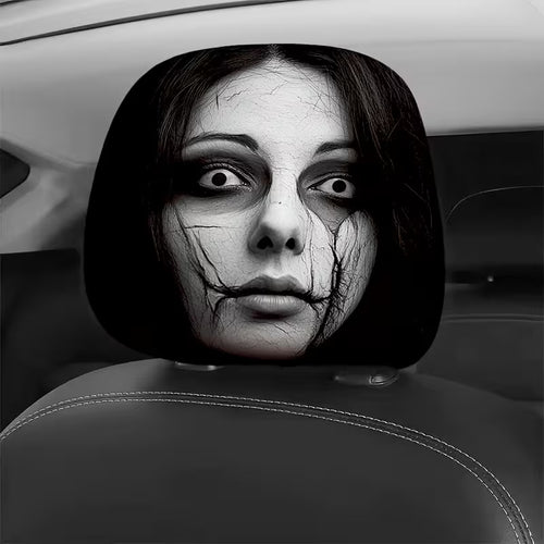 🎖️2026 Ghost Face Headrest Covers | 2Pcs