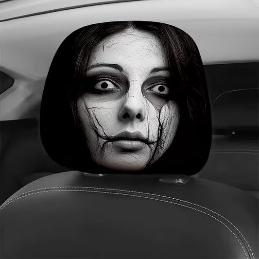 🎖️2026 Ghost Face Headrest Covers | 2Pcs
