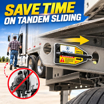 🎁Magnetic Tandem Slide Stopper for Semi Trucks, Heavy-Duty Steel Axle Positioning Tool