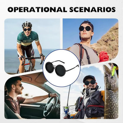 🔥 Adjustable 9-Level Tint Polarized Sunglasses – One Pair for Any Light