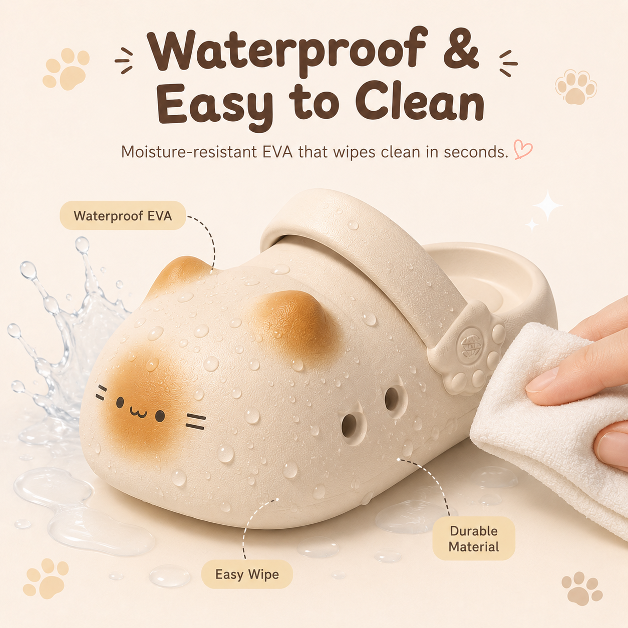 🎖️Cat Paw Slippers for Men & Women