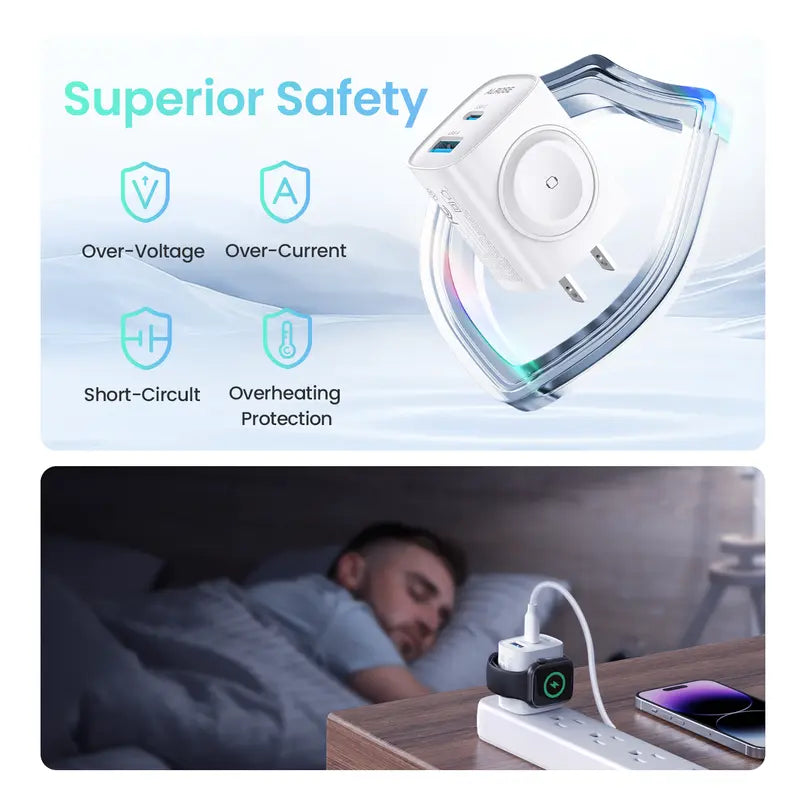 ✨3-in-1 Apple Watch & Fast Charging Wall Adapter