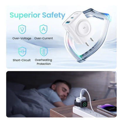 ✨3-in-1 Apple Watch & Fast Charging Wall Adapter