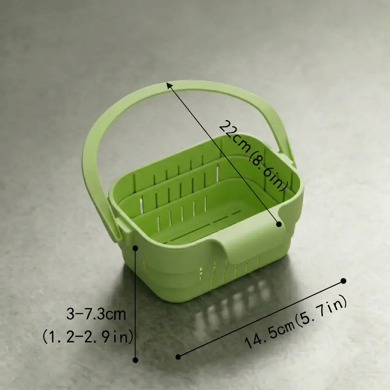 🎖️2 -PACK Foldable Hanging Kitchen Sink Drain Basket