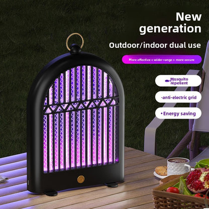 🎖️UV LED IP33 Bedroom Mosquito Catching New Desktop Electric Mosquito Killer Lamp USB Rechargeable
