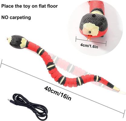 🎖️Induction Rechargeable Realistic Snake Toy