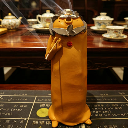 🎖️Zhong Kui Resin Incense Holder — Art, Character &amp; Atmosphere