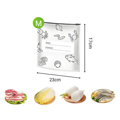 🎖️Reusable and Resealable Aluminum Storage Bag 🥢🌍