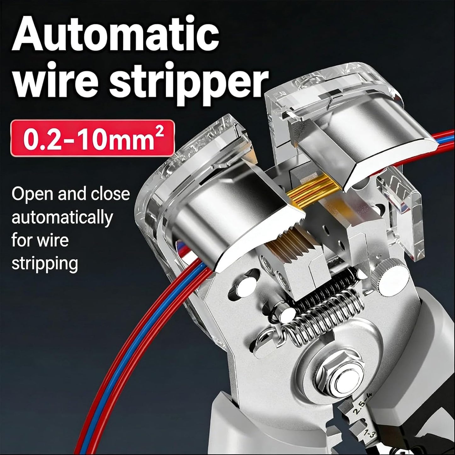 🎖️Professional Wire Stripper Stripping Pliers for Electricians Supports 0.2-10mm²