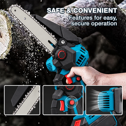 🔥6-Tommers Battery-Powered Mini Chain Saw With Battery - Free Shipping