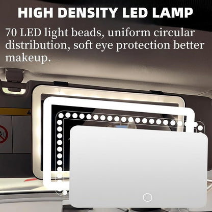 🎖️Universal Car Sun Visor Vanity Mirror with LED Lights & Touch Dimming