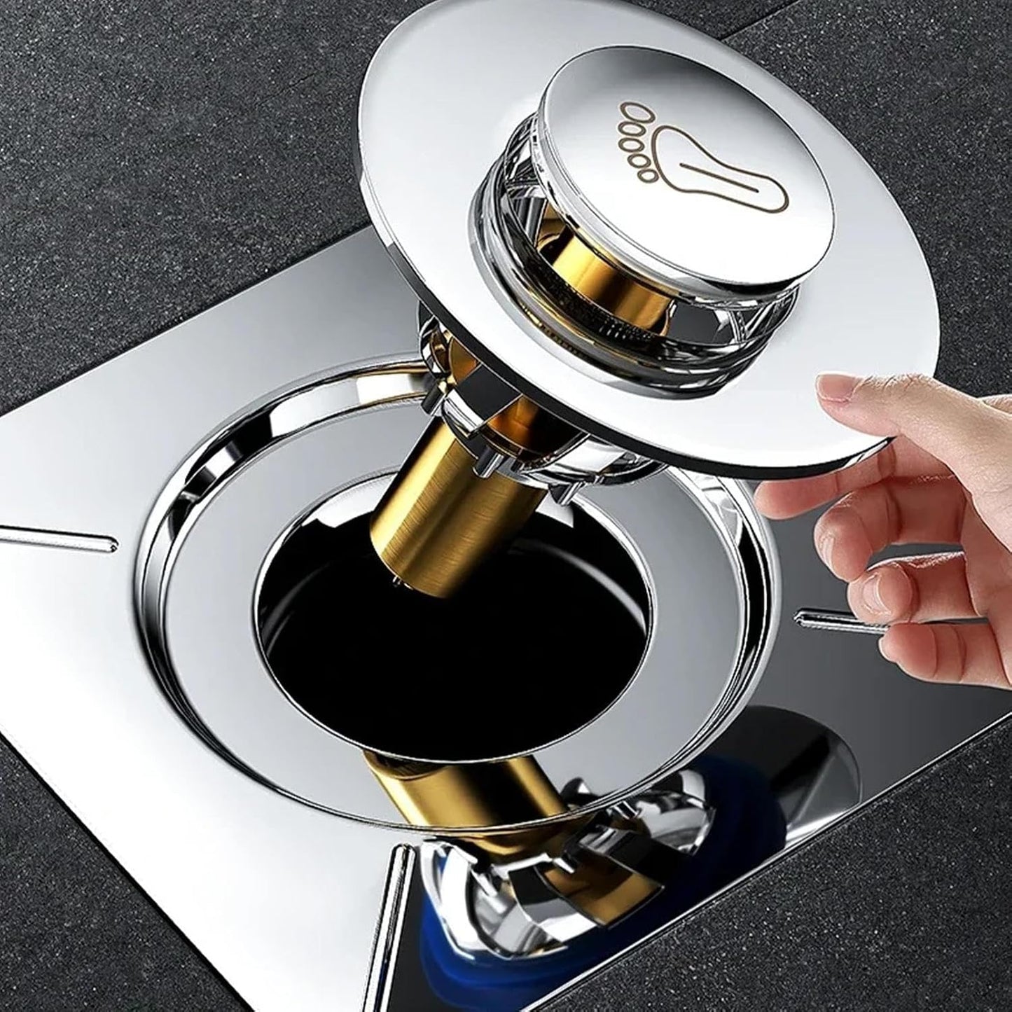 🎖️Bathroom Drain Stopper - Floor Odor Prevention Square Drain