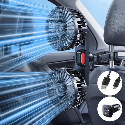🎖️Car Seat Fan Summer Essential