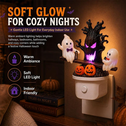 🎖️Animated Seesaw Ghost Plug in LED Night Light