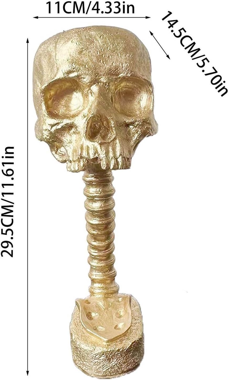 🎖️Resin Skull Planter Pot Gothic Home Decor Realistic Skull Shape Flower Pot