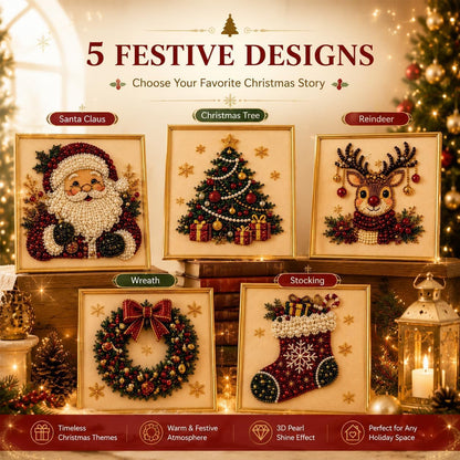 🎖️DIY Christmas Pearl Diamond Art Painting Art Kit