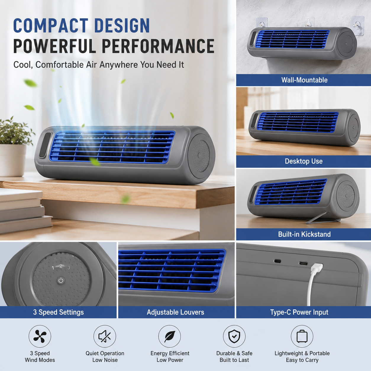 🔥Summer Bash 49% OFF🌊Wireless Charging Air Conditioner