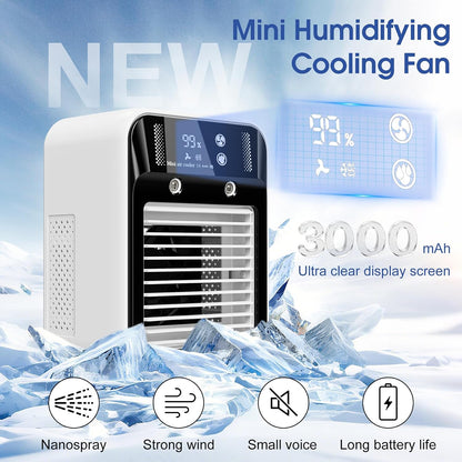 🎖️Portable Air Conditioner, Rechargeable Portable AC for Car