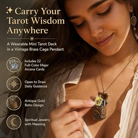 🎖️Tiny Tarot Deck Necklace