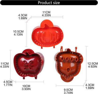 🔥3Pcs Set Classic Mini Hand Pie Molds, Pocket Pie Press, Dough Pocket Pie Presser Molds