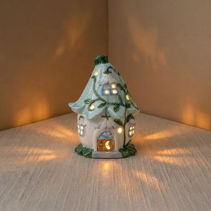 ✨Ceramic Fairy Cottage Desk Light