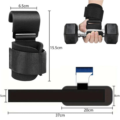✨Max-Weight Lifting Hooks - Elite Wrist Support for Powerlifting