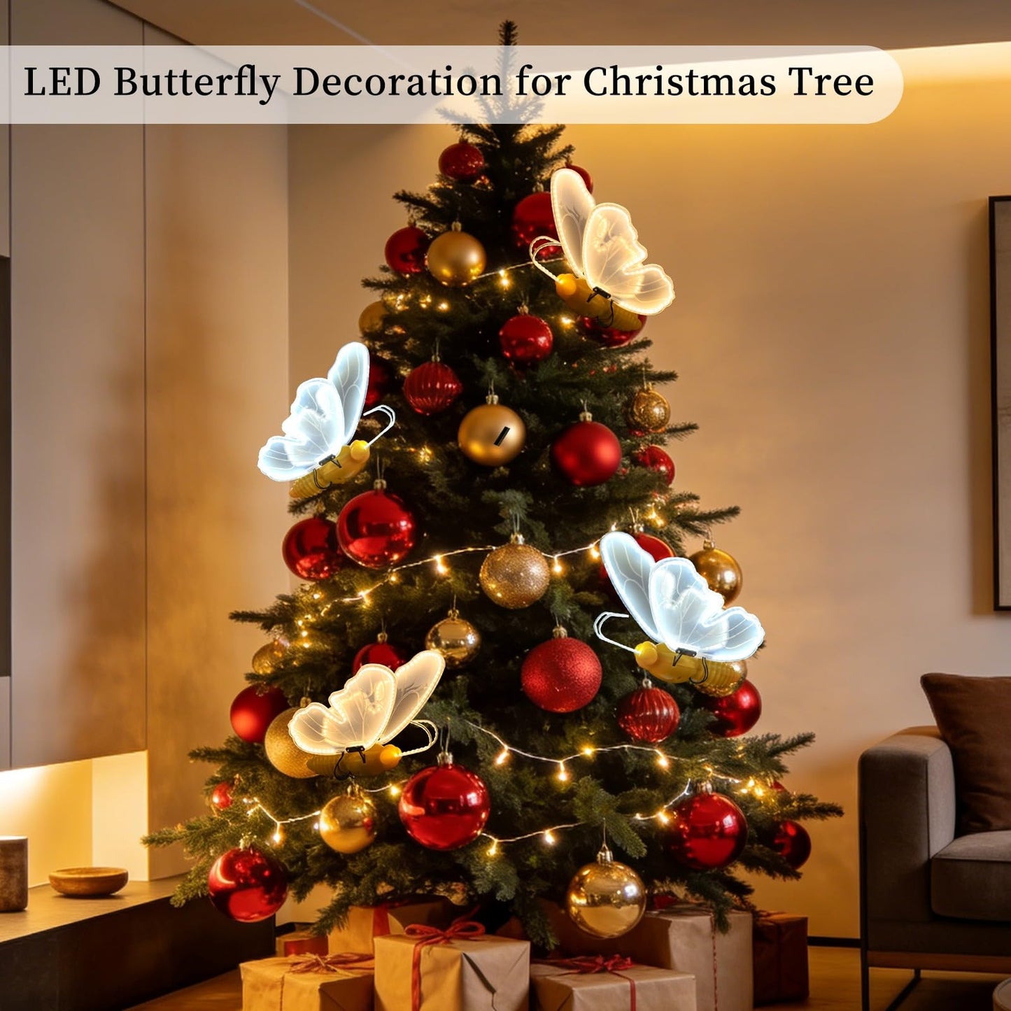 🔥Waterproof Glowing Fluttering Butterfly Light