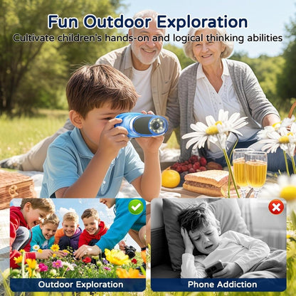 🔥【2026 Upgrade】1000X Handheld Microscope for Kids with 4K 2.0" Screen, Photo & Video Camera