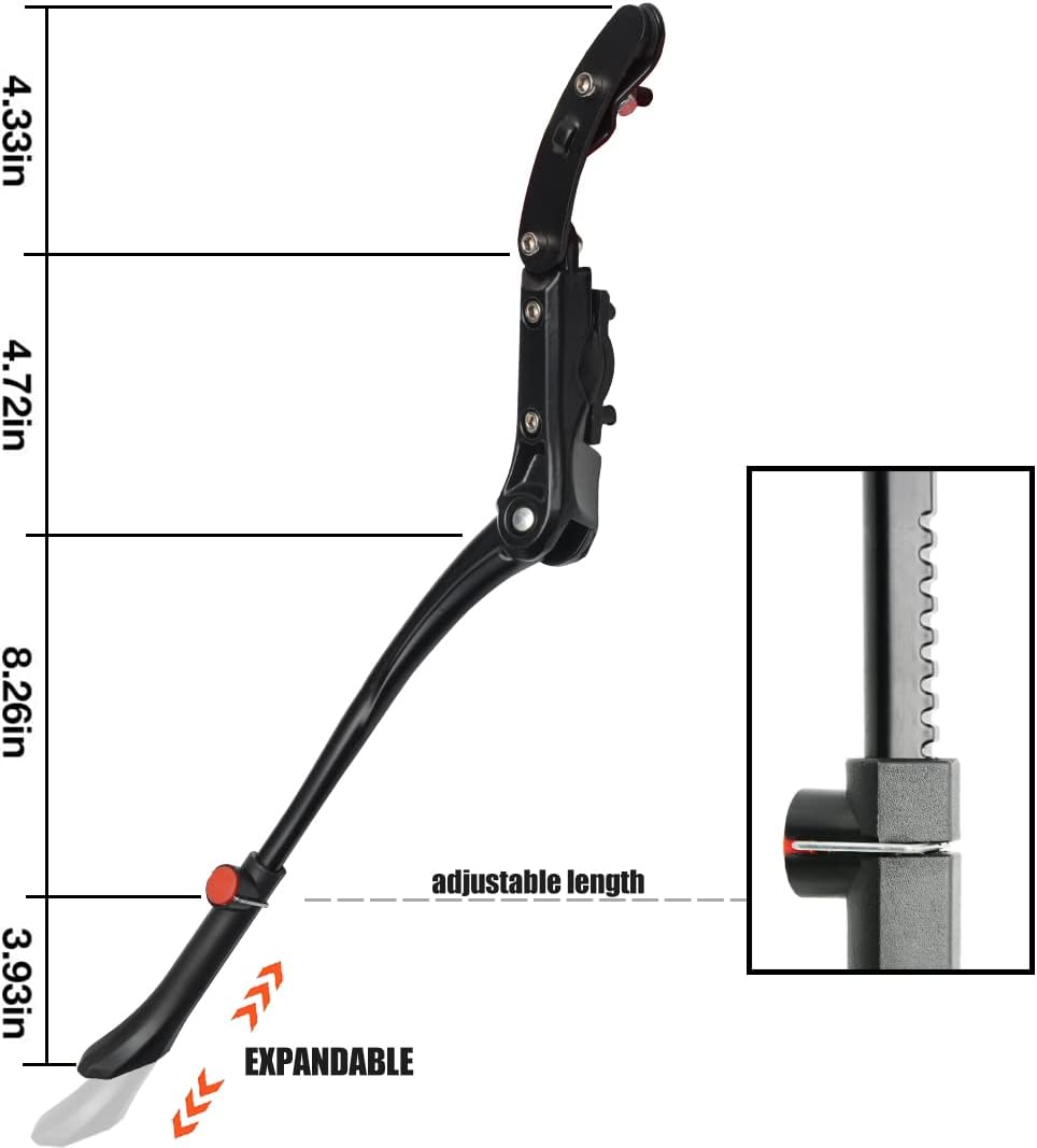 ✨ Caballete de bicicleta ajustable premium: estabilidad y durabilidad