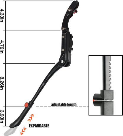 ✨ Caballete de bicicleta ajustable premium: estabilidad y durabilidad