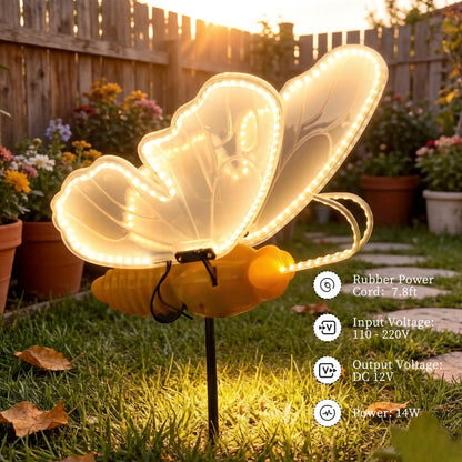🔥Waterproof Glowing Fluttering Butterfly Light
